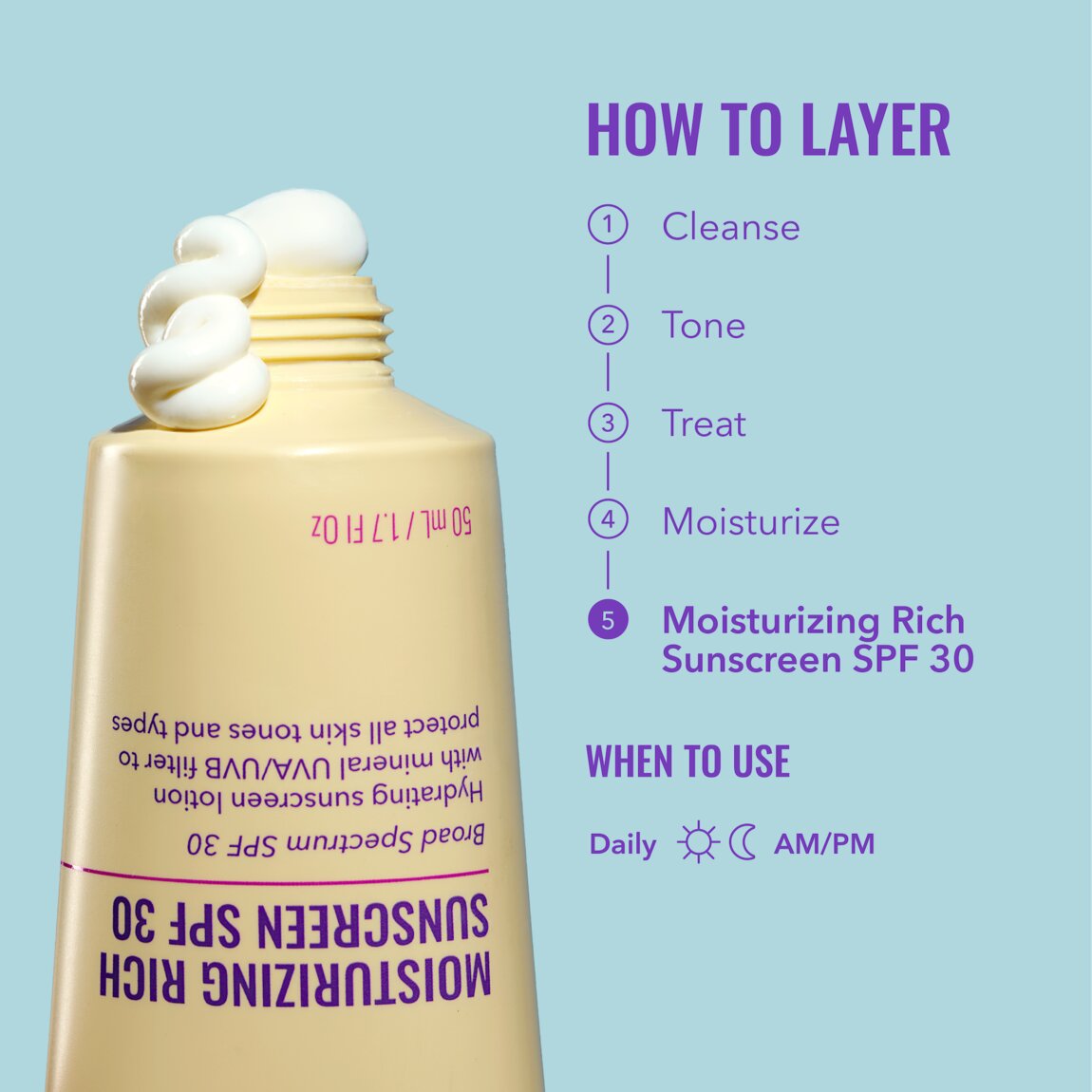 Good Molecules Moisturizing Rich Sunscreen SPF 30 50ml alternative view 5.